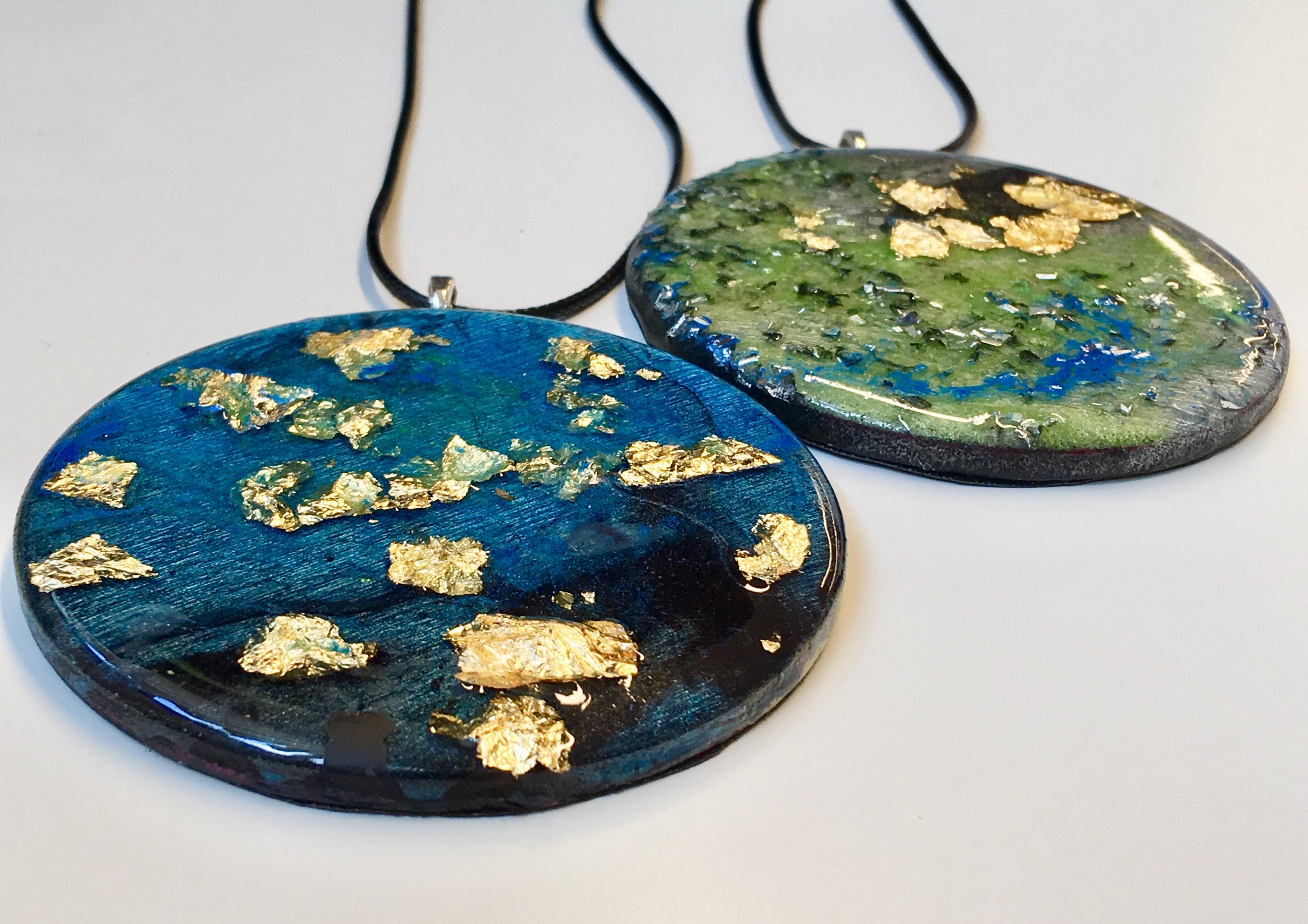 Pendant necklaces by Josie, on sale at The Art House Shop