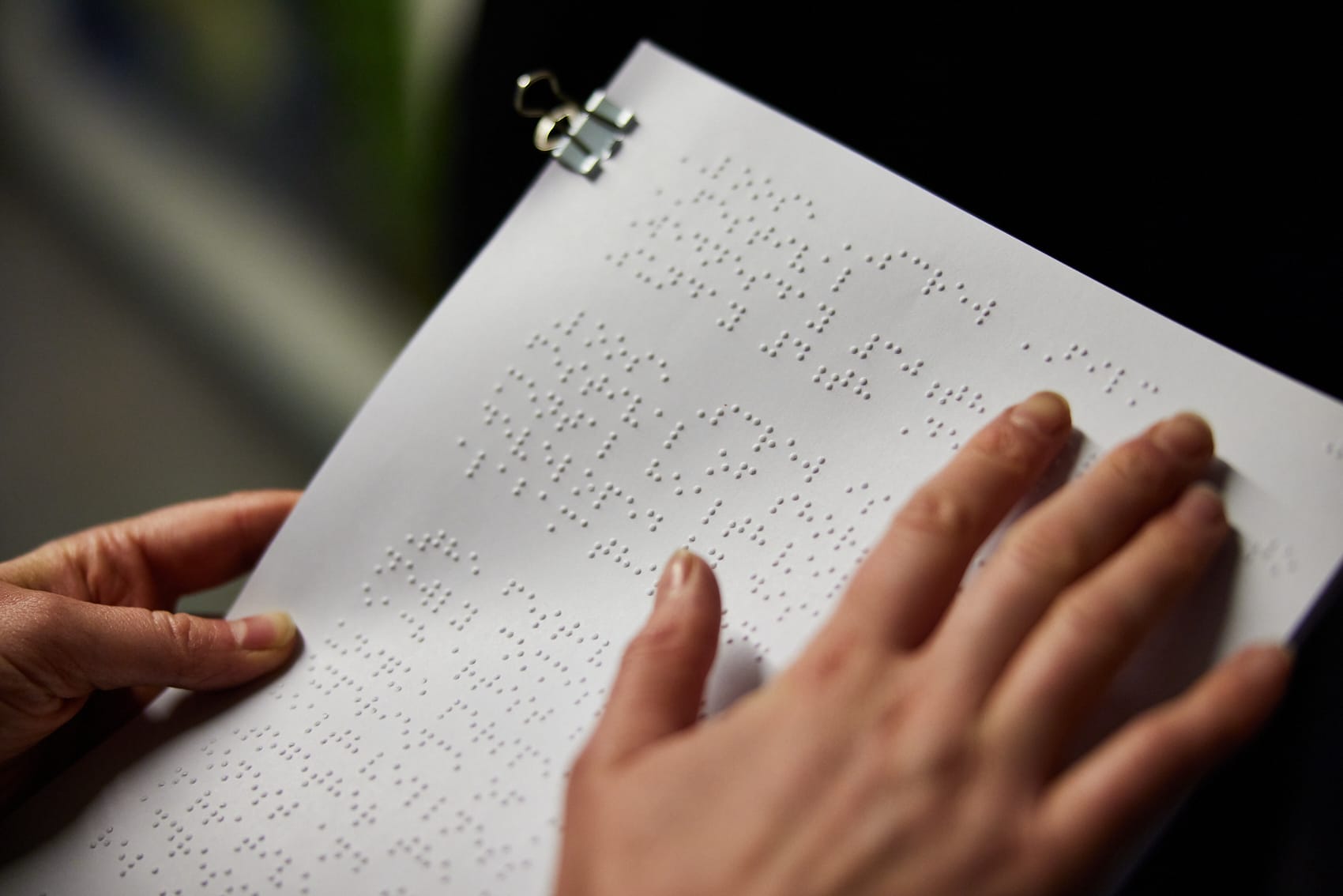 Braille Transcription Service to The Art House