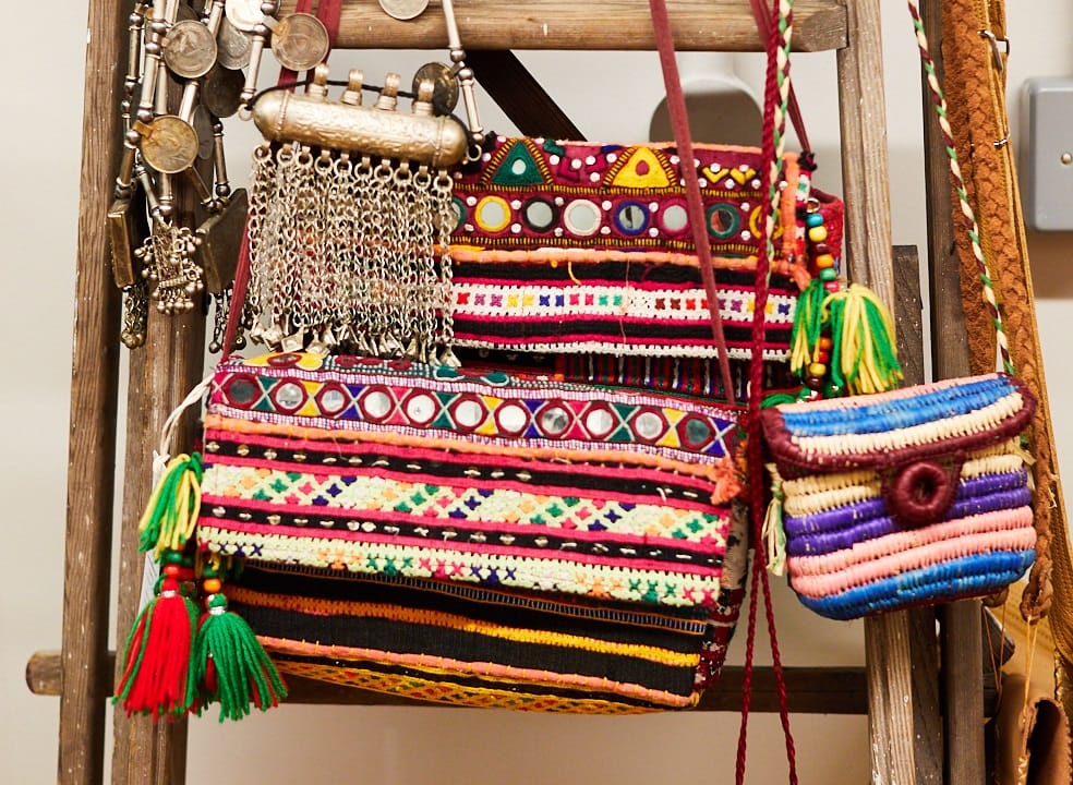 Handmade straw bags by Stories of Poem, on sale in The Art House Shop
