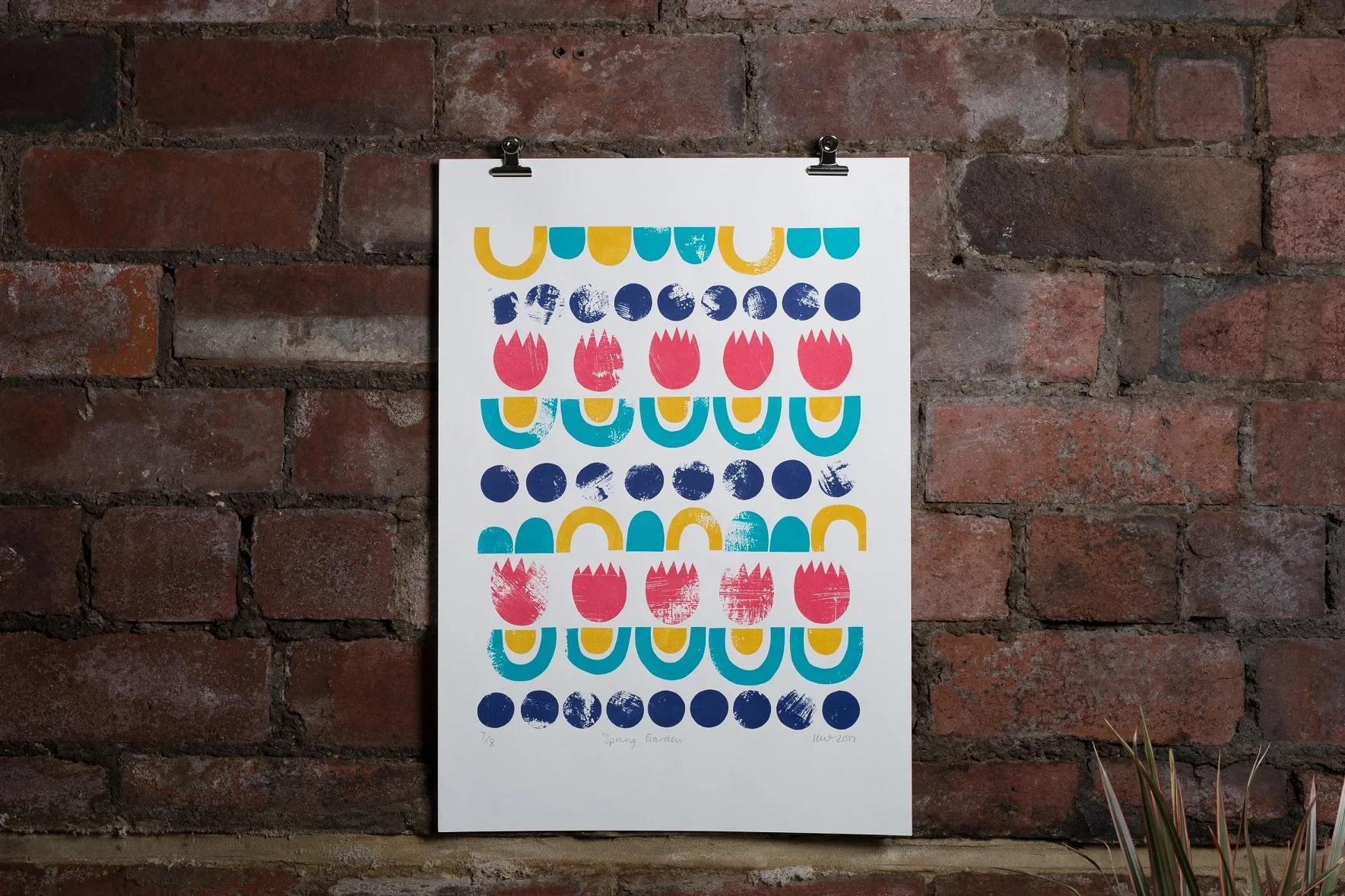Spring Garden, Kirstie Williams, Screen Print