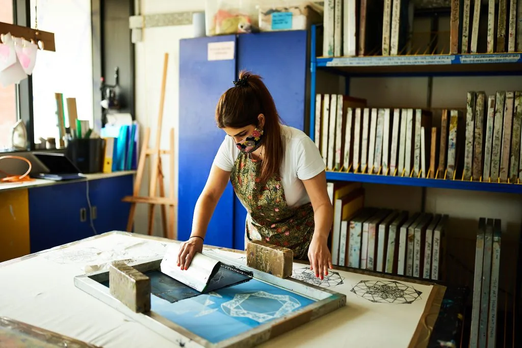 Textile Screen Printing at The Art House