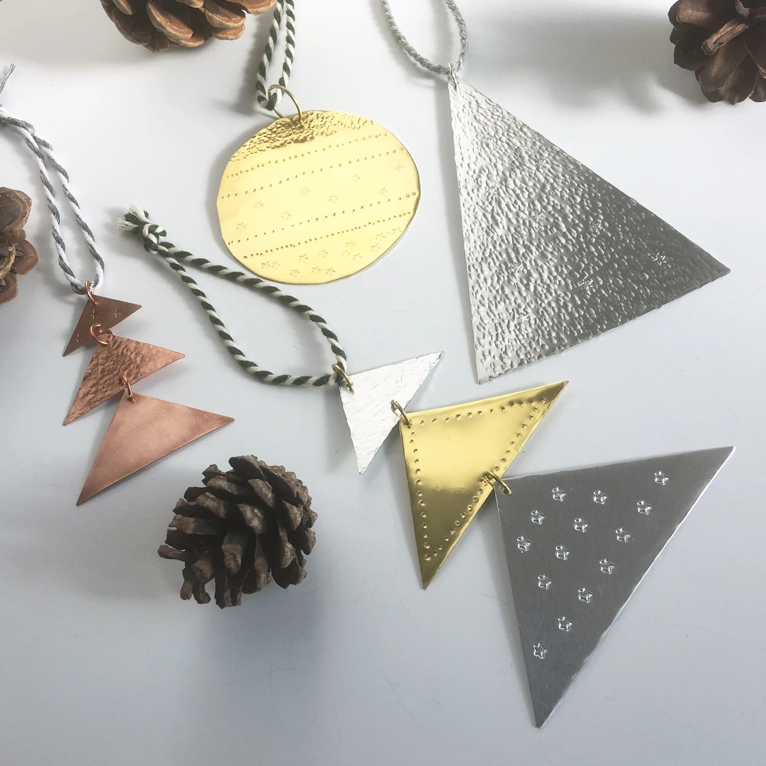 Metalsmithing Christmas Decorations