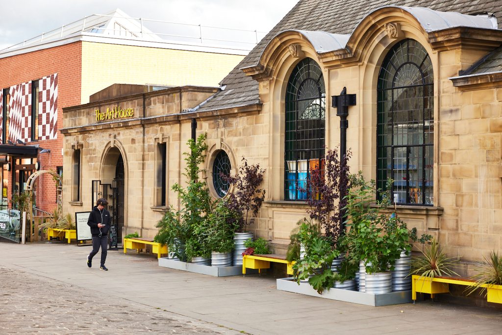 The outside of The Art House building in Wakefield.