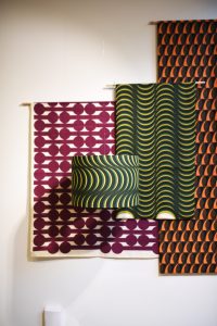 Textile display by Dave Royston