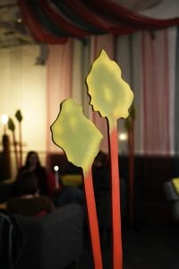 Rhubarb Lounge decorations