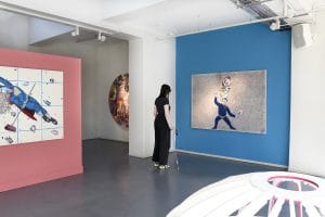 Access For Visitors - Woman with Came in Gallery