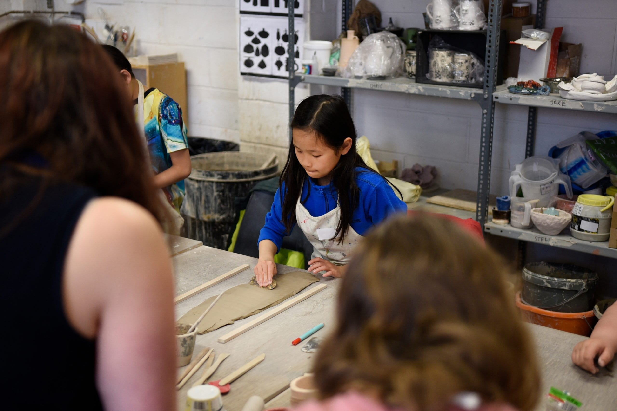 Children's Ceramic Workshop during Summer Art Club