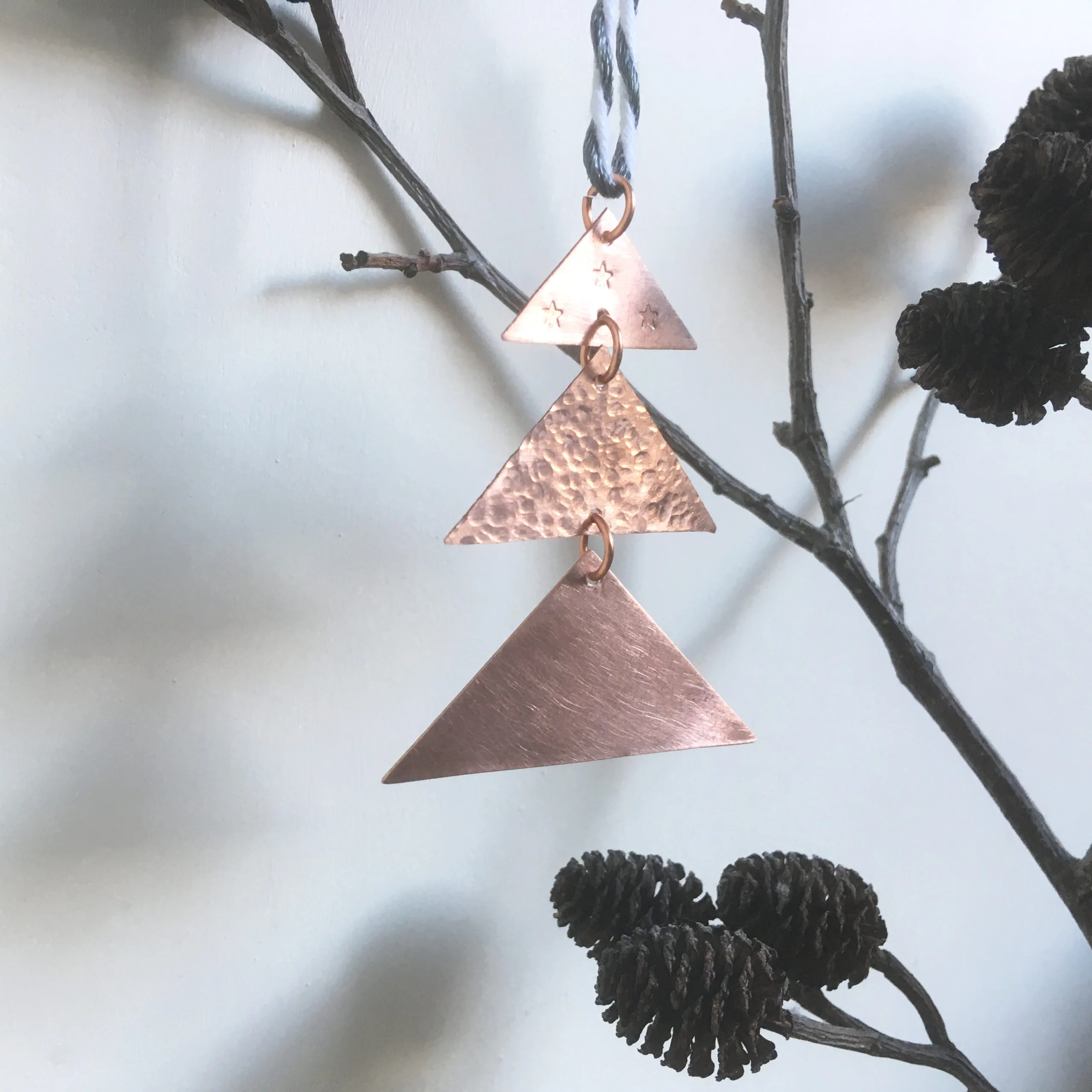 Metalsmithing Christmas Decorations