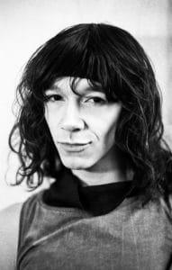 Black and white photograph of a person by Lucy Marriott