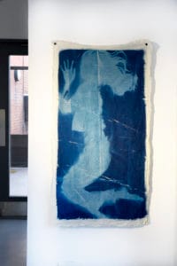 Cyanotype Prints on Fabric in Emily Ryalls: Divine Archives