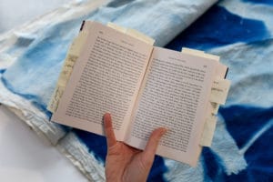 The book 'A Room Of Ones Own' By Virginia Wolf in the Divine Archives Exhibition space