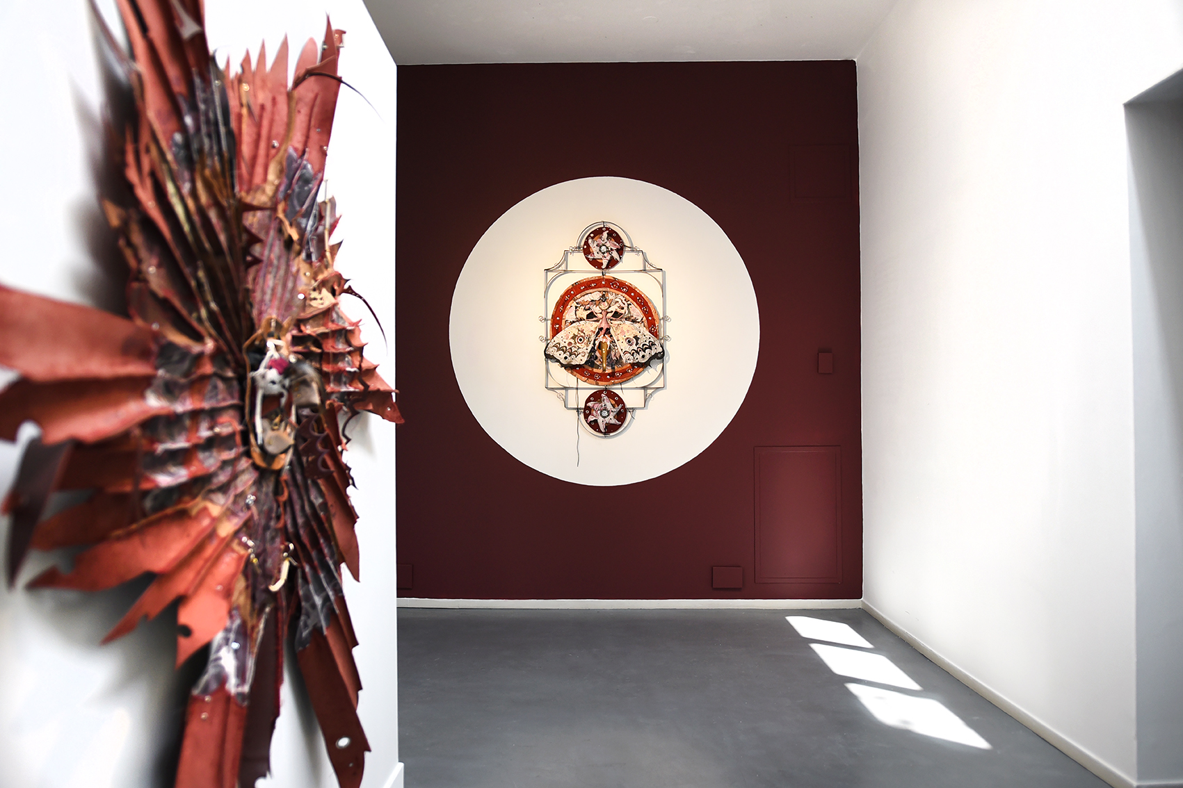Jakob Rowlinson: REVIVER Wall based leather sculpture