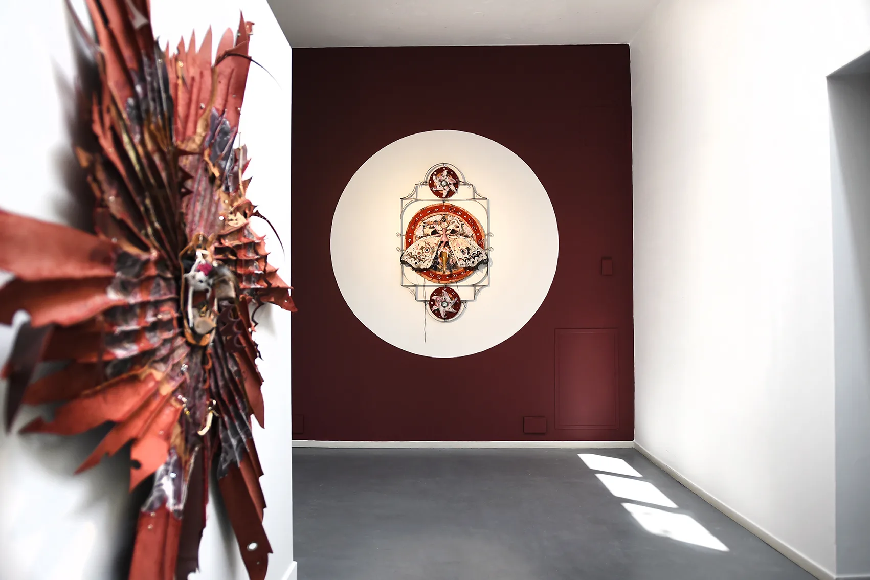 Jakob Rowlinson: REVIVER Wall based leather sculpture