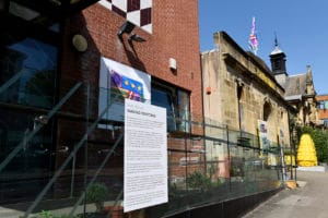 Andy Welland Imagined Territories outside The Art House