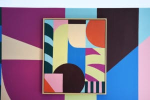 Colourful Wall Mural inside the Hospital Rooms Exhibition.